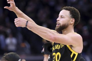 Stephen Curry a mené les Golden State Warriors à la victoire. KEYSTONE/AP/Scott Strazzante